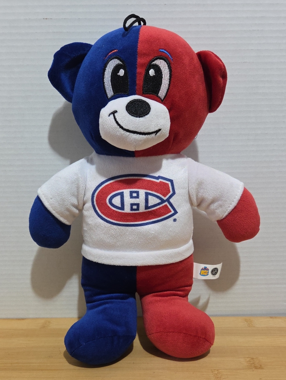 NHL Montreal Canadiens Dual-Color Plush Bear - Blue & Red 14"